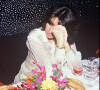 Corinne Barcessat, veuve de Daniel Balavoine, à Paris en 1986