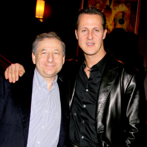 Jean Todt et Michael Schumacher à Paris.