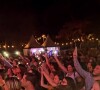 Laury Thilleman et Juan Arbeláez au concert de Jérémy Frérot, au Festival Pellicu-Live de Thuir, avec François-Xavier Demaison. Sur Instagram le 27 août 2021.