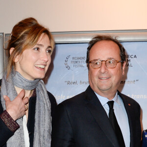 Julie Gayet et François Hollande - Première du film "The Ride" au MK2 Bibliothèque à Paris. Le 26 janvier 2018 © Coadic Guirec / Bestimage