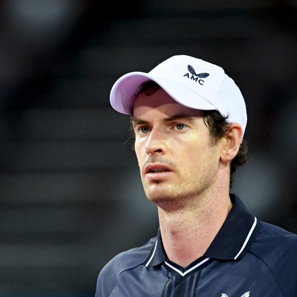 Andy Murray (Gbr) - Montpellier : Andy Murray éliminé par Egor Gerasimov au tournoi de Montpellier (7-6 (10/8), 6-1) à l'Open Sud de France, le 23 février 2021. © JB Autissier / Panoramic / Bestimage