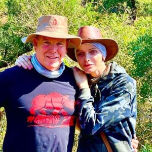 Le prince Albert et son épouse la princesse Charlene réunis en Afrique du Sud sur Instagram.