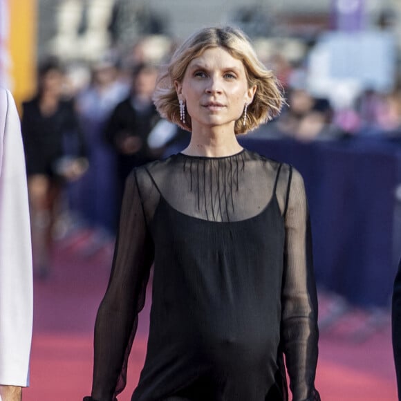 Clémence Poésy est enceinte ! Elle a officialisé sa troisième grossesse lors de la cérémonie d'ouverture de la 47ème édition du festival du Cinéma Américain de Deauville. © Olivier Borde/Bestimage