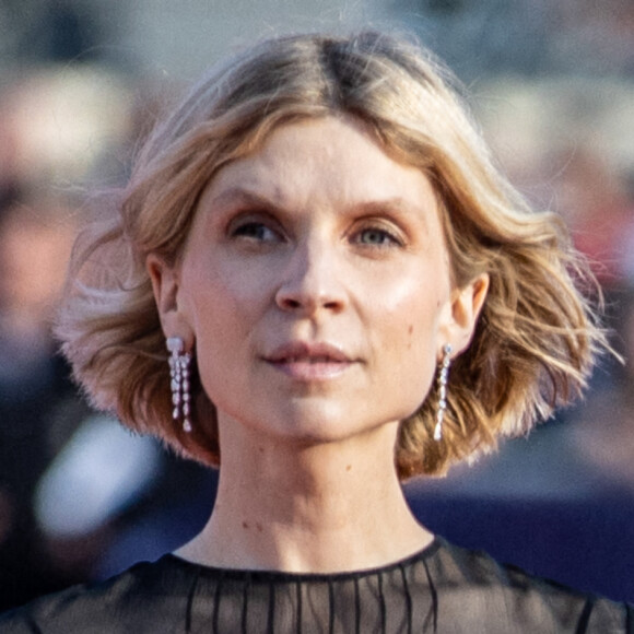 Clémence Poésy (présidente du jury de la révélation), enceinte, assiste à la projection du film "Stillwater" lors de la cérémonie d'ouverture de la 47ème édition du festival du Cinéma Américain de Deauville. Deauville, le 3 septembre 2021. © Olivier Borde/Bestimage