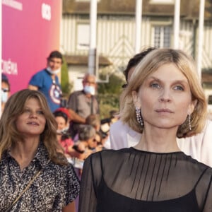 Clémence Poésy (présidente du jury de la révélation), enceinte, assiste à la projection du film "Stillwater" lors de la cérémonie d'ouverture de la 47ème édition du festival du Cinéma Américain de Deauville. Deauville, le 3 septembre 2021. © Olivier Borde/Bestimage