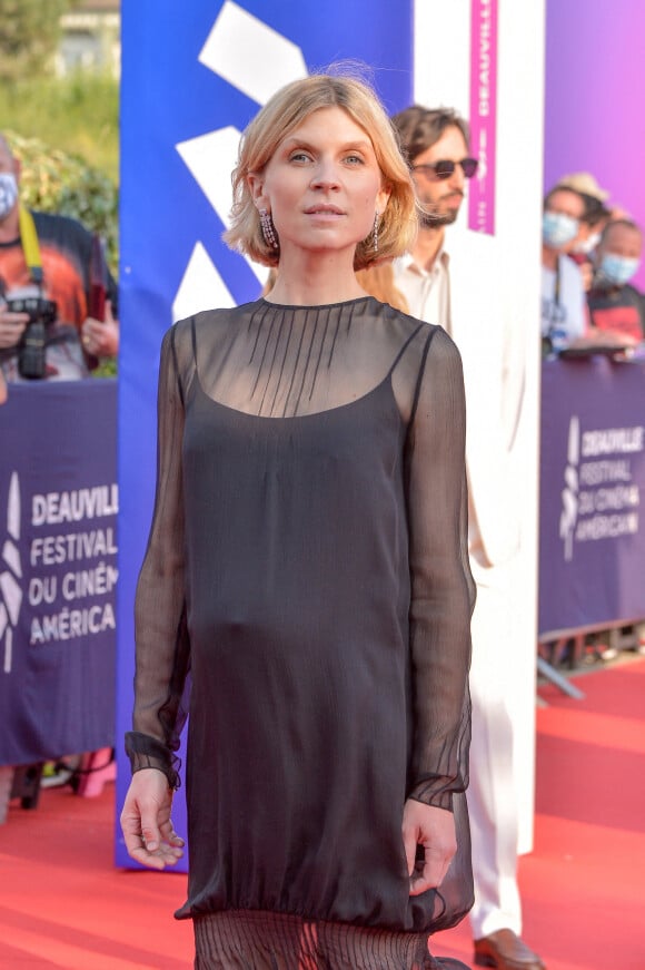 Clémence Poésy (présidente du jury de la révélation), enceinte, assiste à la projection du film "Stillwater" lors de la cérémonie d'ouverture de la 47ème édition du festival du Cinéma Américain de Deauville. Deauville, le 3 septembre 2021.