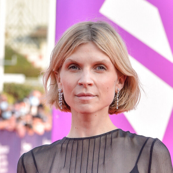 Clémence Poésy (présidente du jury de la révélation), enceinte, assiste à la projection du film "Stillwater" lors de la cérémonie d'ouverture de la 47ème édition du festival du Cinéma Américain de Deauville. Deauville, le 3 septembre 2021.