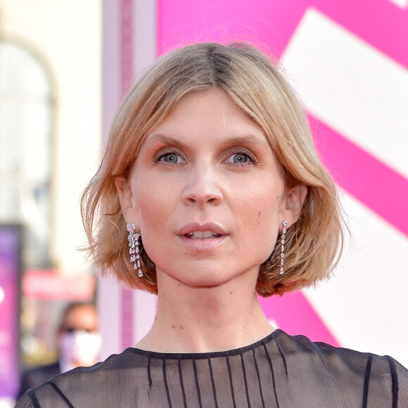 Clémence Poésy (présidente du jury de la révélation), enceinte, assiste à la projection du film "Stillwater" lors de la cérémonie d'ouverture de la 47ème édition du festival du Cinéma Américain de Deauville. Deauville, le 3 septembre 2021.