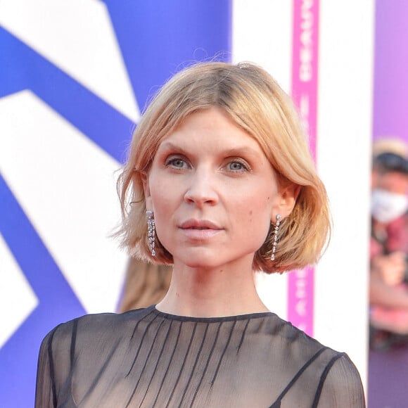 Clémence Poésy (présidente du jury de la révélation), enceinte, assiste à la projection du film "Stillwater" lors de la cérémonie d'ouverture de la 47ème édition du festival du Cinéma Américain de Deauville. Deauville, le 3 septembre 2021.