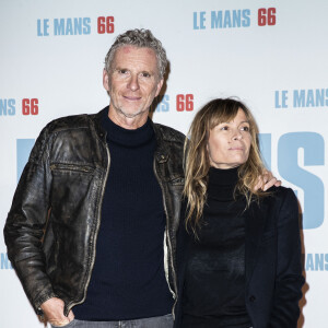 Denis Brogniart et sa femme Hortense à l'avant-première du film " Le Mans" au cinéma Gaumont Champs-Élysées à Paris, France, le 6 octobre 2019. © Olivier Borde/Bestimage