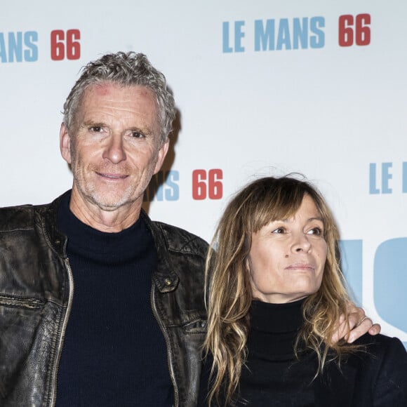 Denis Brogniart et sa femme Hortense à l'avant-première du film " Le Mans" au cinéma Gaumont Champs-Élysées à Paris, France, le 6 octobre 2019. © Olivier Borde/Bestimage