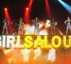 Les Girls Aloud en concert à l'O2 Arena de Londres le 1er mars 2013, lors de leur dernière tournée "Ten".
