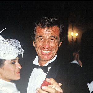 Jean-Paul Belmondo et sa fille Patricia le jour de son mariage