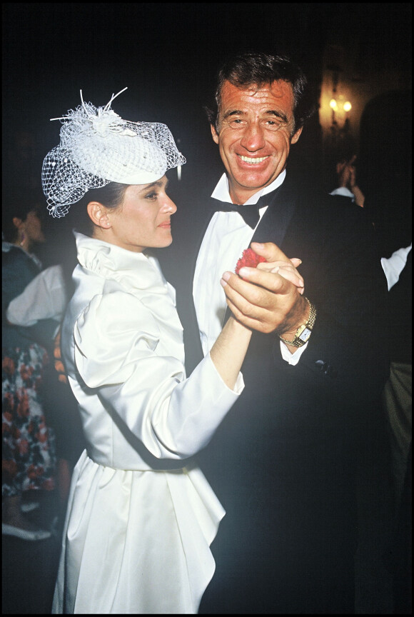 Jean-Paul Belmondo et sa fille Patricia le jour de son mariage