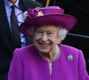 La reine Elizabeth II dévoile une plaque au nouveau musée nouveau Argyll and Sutherland Highlanders au château de Stirling, Ecosse, Royaume Uni, le 29 juin 2021.