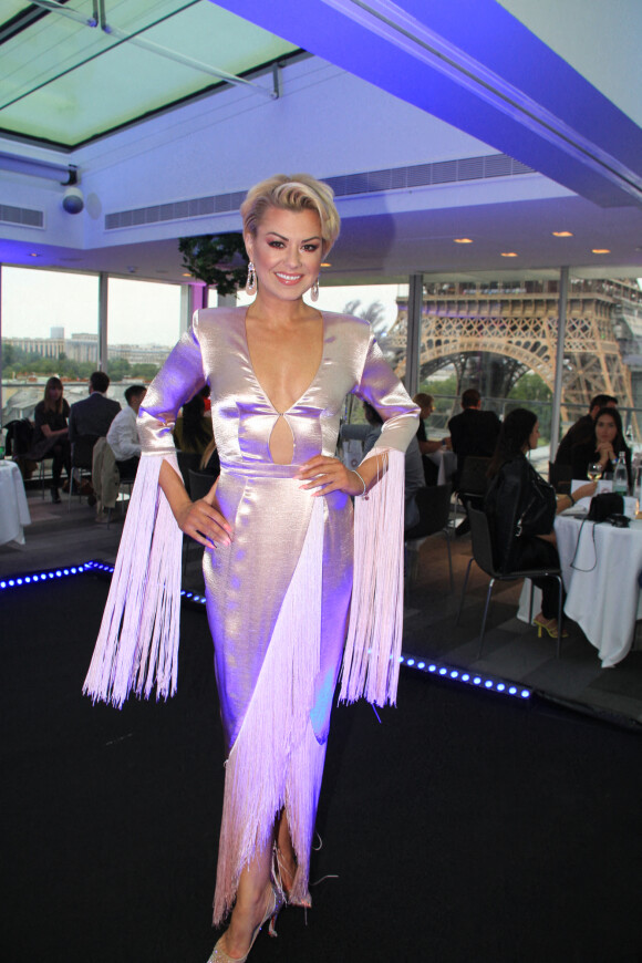 Exclusif - Katrina Patchett - Le Grand Dîner du 14 juillet, sur le rooftop de l'hôtel Pullman Tour Eiffel à Paris, France, le 14 juillet 2021. © Philippe Baldini/Bestimage