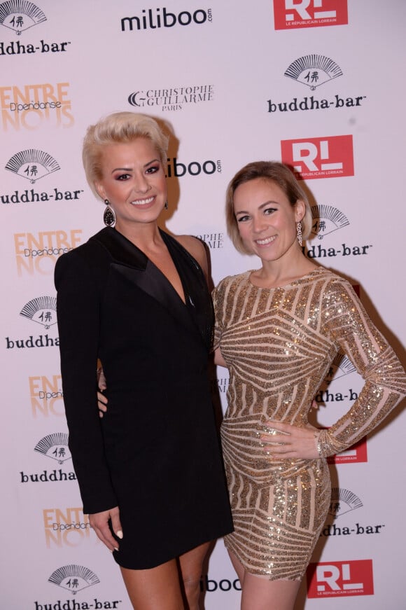 Katrina Patchett et Emmanuelle Berne lors du cocktail de lancement de la tournée "Entre Nous" by D'pendanse, au Buddha-Bar à Paris, France, le 28 janvier 2020. © Rachid Bellak/Bestimage