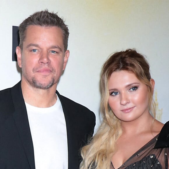 Matt Damon, Abigail Breslin - Les célébrités assistent à la première du film "Stillwater" au Lincoln Theater à New York 