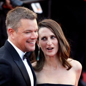 Matt Damon et Camille Cottin - Montée des marches du film " Stillwater " lors du 74ème Festival International du Film de Cannes. Le 8 juillet 2021 © Borde-Jacovides-Moreau / Bestimage 