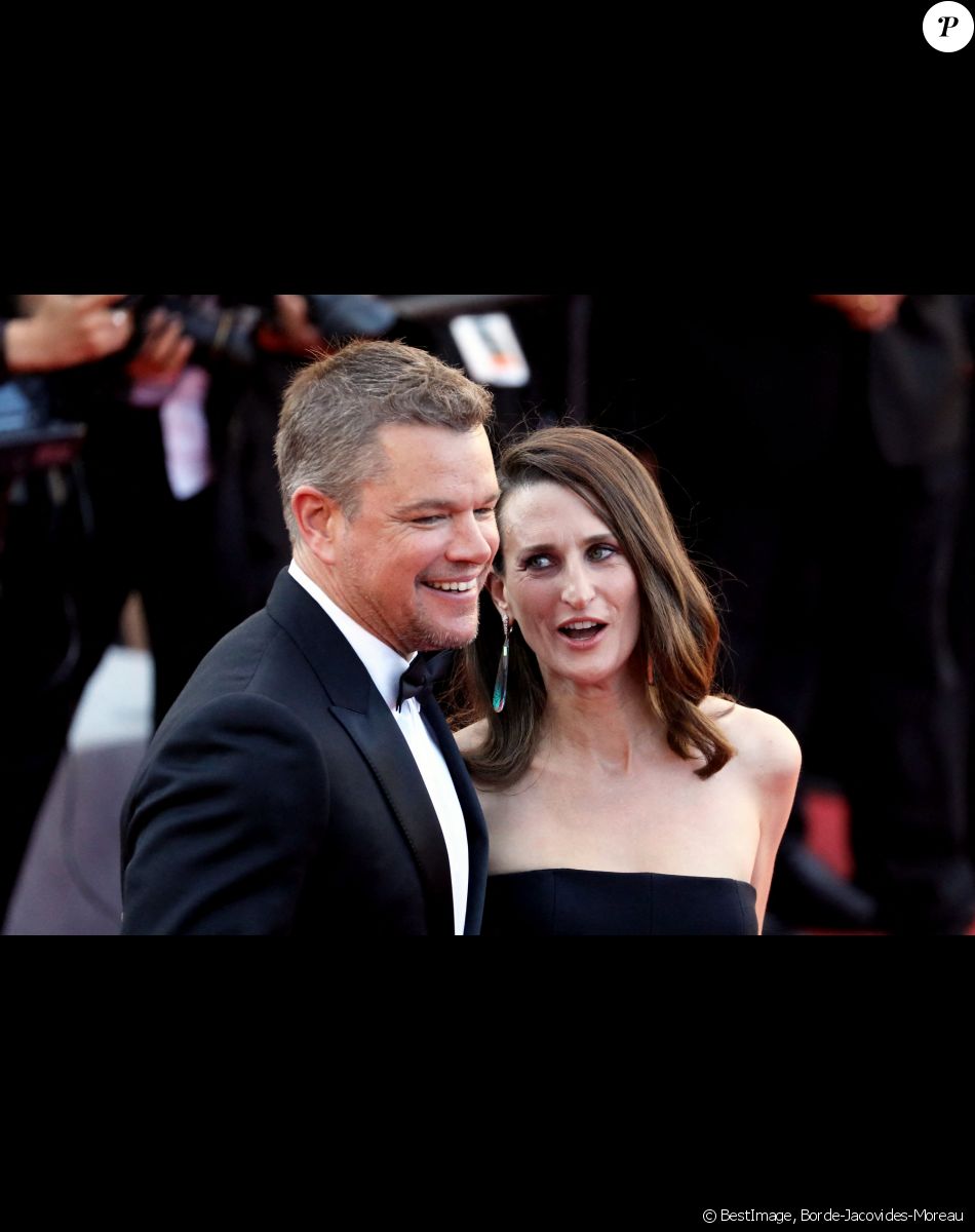 Matt Damon et Camille Cottin - Montée des marches du film " Stillwater " lors du 74ème Festival International du Film de Cannes. Le 8 juillet 2021 © Borde-Jacovides-Moreau / Bestimage