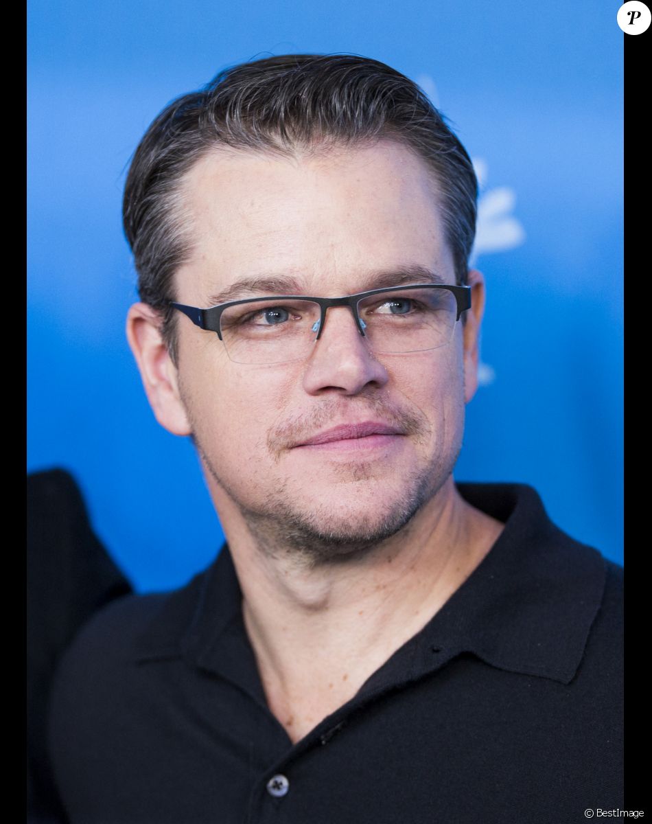 Matt Damon lors du photocall du film 'The Monuments Men', au 64eme Festival International du Film de Berlin, le 8 février 2014.
