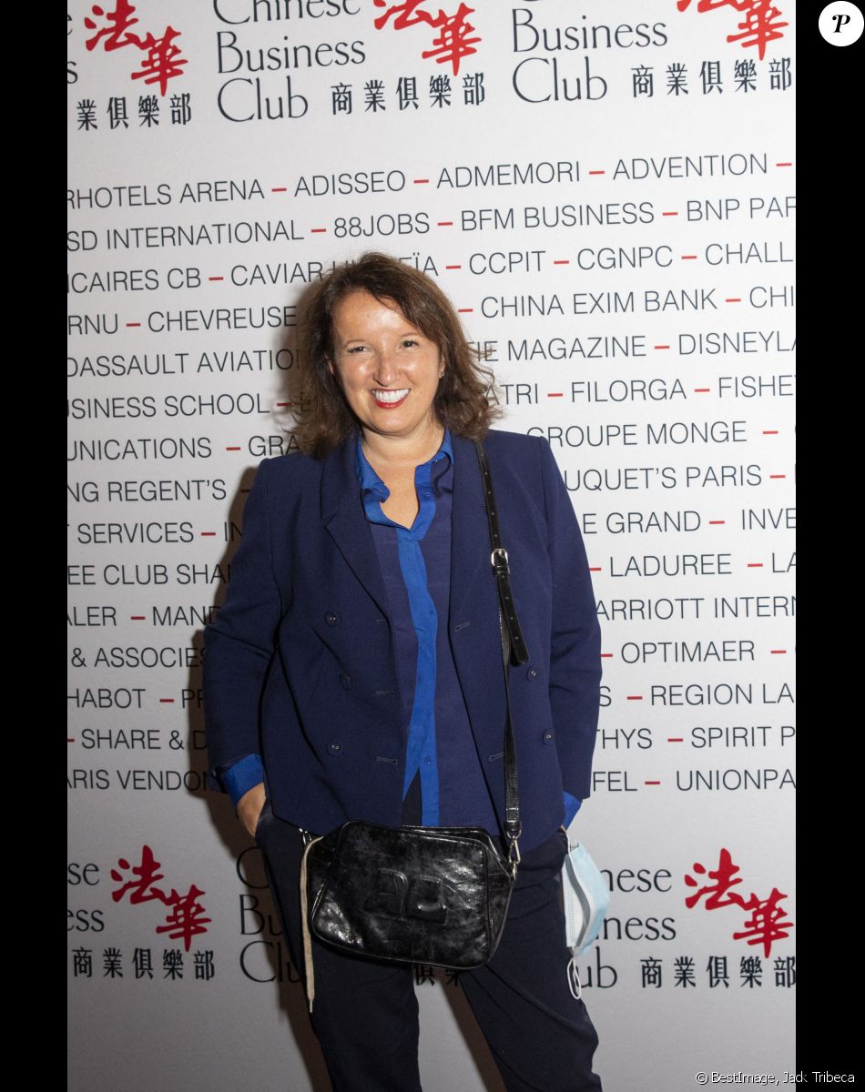 Anne Roumanoff assiste au déjeuner du Chinese Business Club au Westin Paris, en l'honneur d'Alexandre Arnault (CEO de Rimowa groupe LVMH). Paris, le 22 septembre 2020. © Jack Tribeca / Bestimage