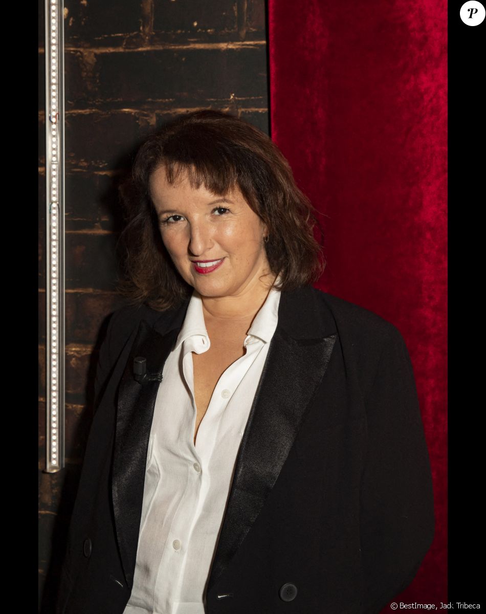 Anne Roumanoff - Backstage de l'enregistrement de l'émission "On Est En Direct" (OEED), présentée par Laurent Ruquier © Jack Tribeca / Bestimage
