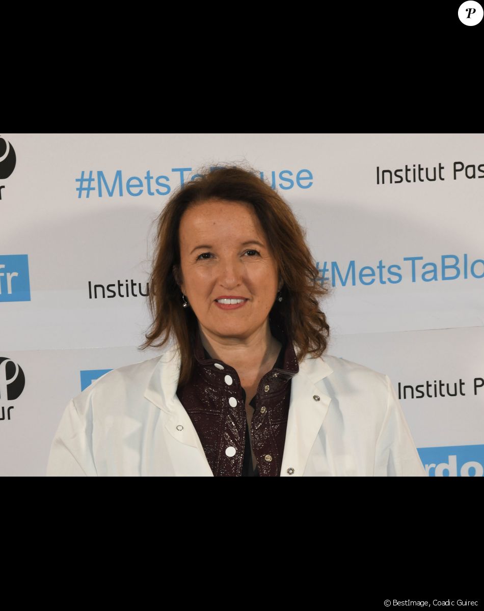 Anne Roumanoff lors du lancement de la 13e édition du Pasteurdon à l'Institut Pasteur à Paris. Le 9 octobre 2019 © Coadic Guirec / Bestimage