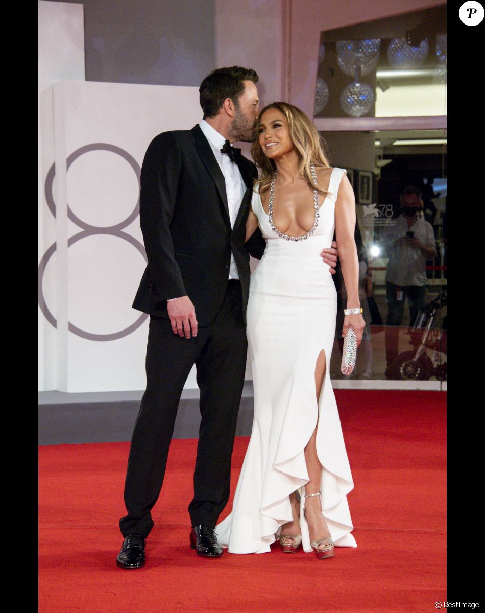 Ben Affleck et Jennifer Lopez - Première de "The Last Duel" lors du festival international du film de Venise (La Mostra), le 10 septembre 2021.