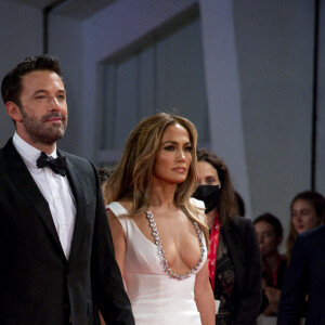 Ben Affleck et Jennifer Lopez - Première de "The Last Duel" lors du festival international du film de Venise (La Mostra), le 10 septembre 2021.