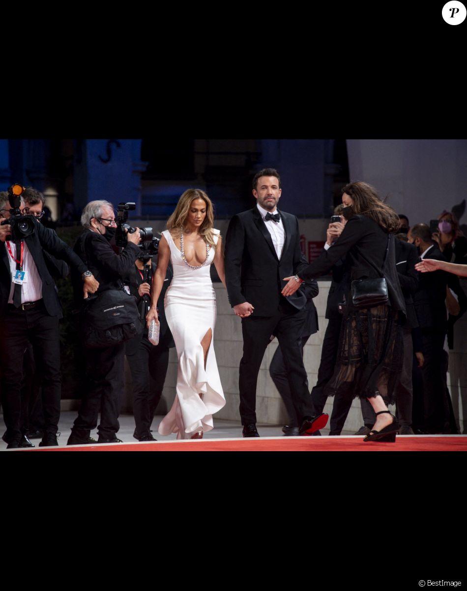 Jennifer Lopez et Ben Affleck - Première de "The Last Duel" lors du festival international du film de Venise (La Mostra), le 10 septembre 2021.