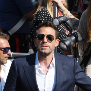 Ben Affleck et Jennifer Lopez prennent un bateau-taxi à Venise en marge du 78ème festival international du film de Venise, la Mostra le 10 septembre 2021. 