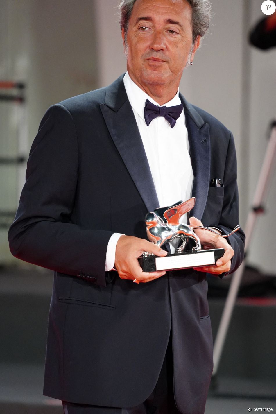 Paolo Sorrentino (Lion d'Argent et Grand prix du jury pour La main de Dieu) Photocall des