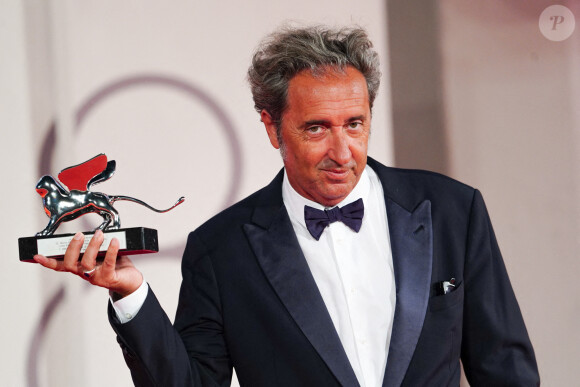 Paolo Sorrentino (Lion d'Argent et Grand prix du jury pour La main de Dieu) - Photocall des lauréats du 78ème festival international du film de Venise, la Mostra le 11 septembre 2021.