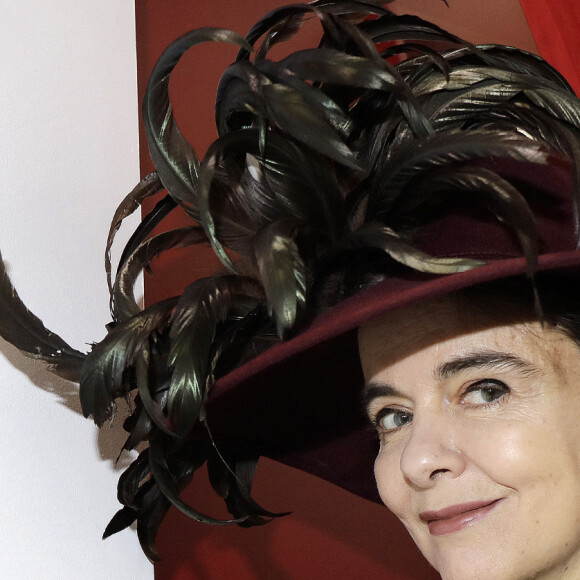 Amelie Nothomb - Salon du livre de Paris le 16 mars 2019. © Cédric Perrin/Bestimage