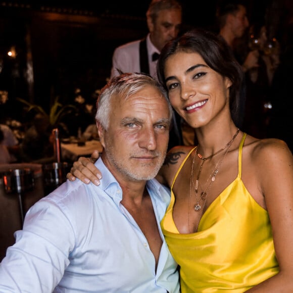 David Ginola et sa compagne Maëva Denat commémorent les 5 ans de leur histoire d'amour. © Arthur Wilhelm via Bestimage