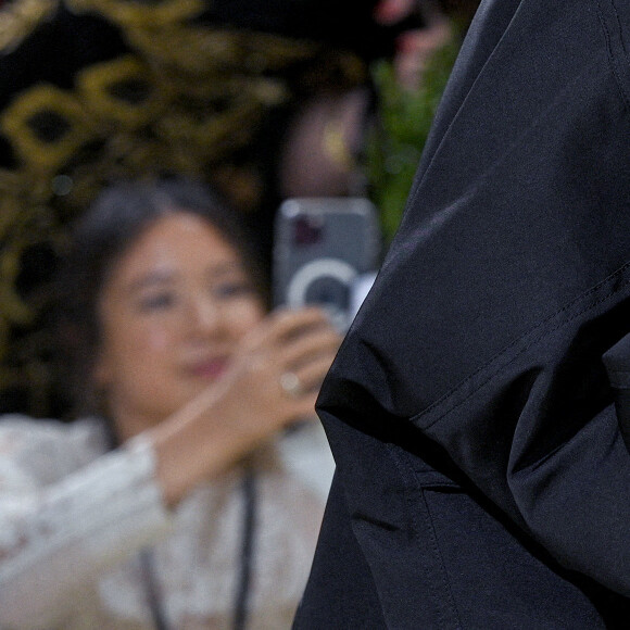 Rihanna et son compagnon ASAP Rocky - Soirée du Met Gala (Met Ball) 2021 "Celebrating In America: A Lexicon Of Fashion" au Metropolitan Museum of Art à New York, le 13 septembre 2021.