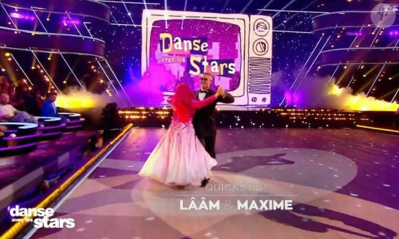 Lââm et Maxime Dereymez lors du premier prime de "Danse avec les stars 2021", le 17 septembre, sur TF1