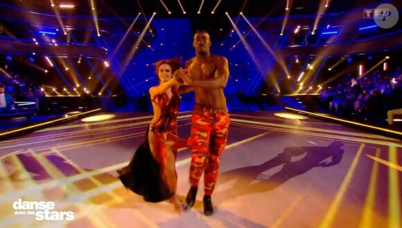 Moussa et Coralie Licata lors du premier prime de "Danse avec les stars 2021", le 17 septembre, sur TF1