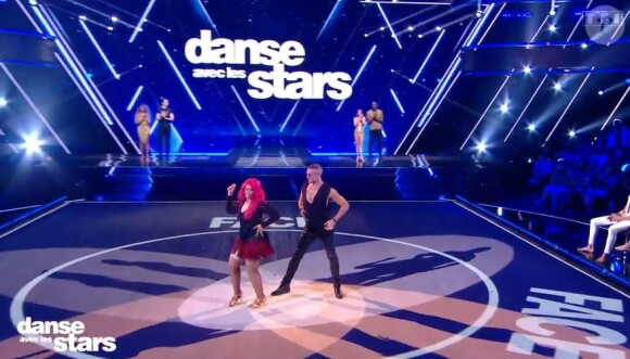 Lââm et Maxime Dereymez lors de l'épreuve du face à face, "Danse avec les stars 2021", le 17 septembre, sur TF1