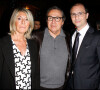 Marc Francelet et son épouse avec Philippe Aim - Soirée pour le lancement de la carte PCS Mastercard au Plaza Athénée, Paris.