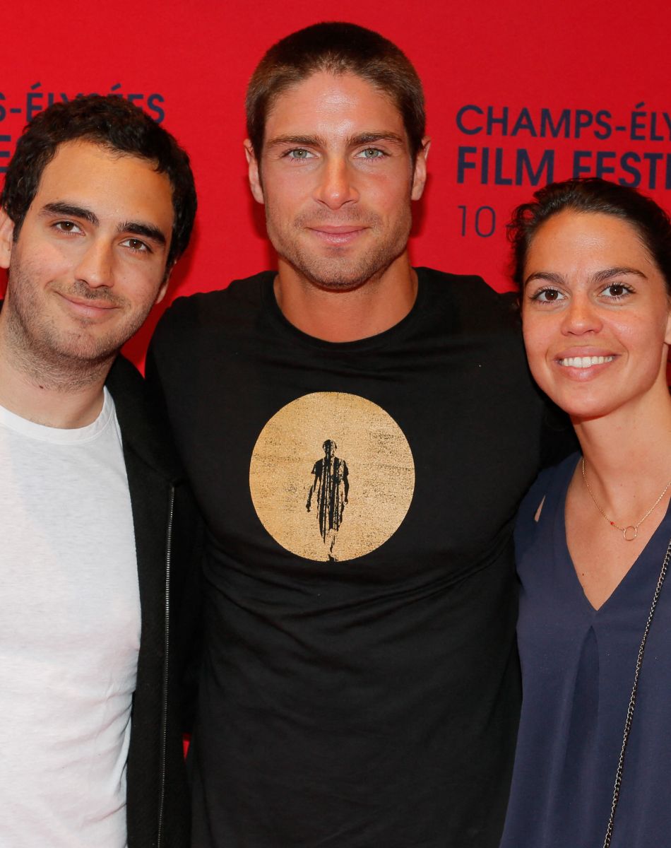 Exclusif - David Solal, Tom Leeb, Elsa Leeb - Programme de Courts Métrages Français au cinéma le Lincoln lors du 4ème Champs-Elysées Film Festival à Paris le 10 juin 2015.