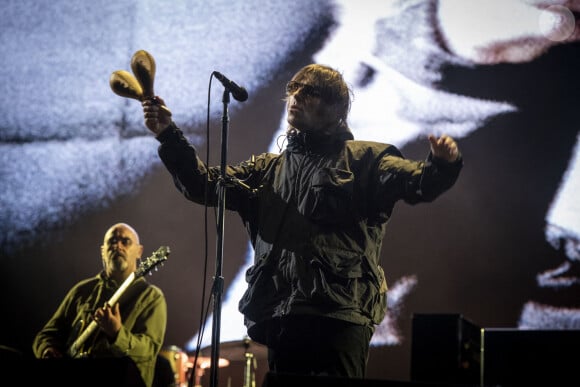 Liam Gallagher lors du festival de l'Isle de Wight à Seaclose Park. Newport, le 17 septembre 2021.