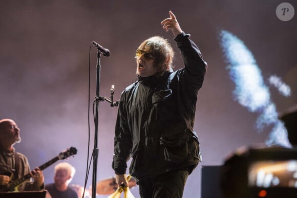 Liam Gallagher lors du festival de l'Isle de Wight à Seaclose Park. Newport, le 17 septembre 2021.