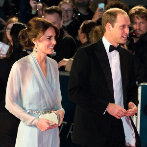 Le prince William et Kate Middleton assistent à la première de James Bond "Spectre" à Londres.