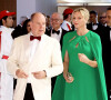 Le prince Albert II et la princesse Charlène de Monaco au 71 ème gala de la Croix-Rouge Monégasque à Monaco. © Dominique Jacovides/Bestimage
