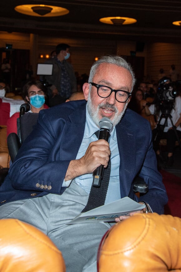 Dominique Farrugia - Soirée de gala "Action Enfance fait son cinéma" au Grand Rex à Paris, le 20 septembre 2021. © Pierre Perusseau/Bestimage