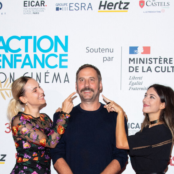 Natoo (Nathalie Odzierejko), Fred Testot et Vanessa Guide - Soirée de gala "Action Enfance fait son cinéma" au Grand Rex à Paris, le 20 septembre 2021. © Pierre Perusseau/Bestimage