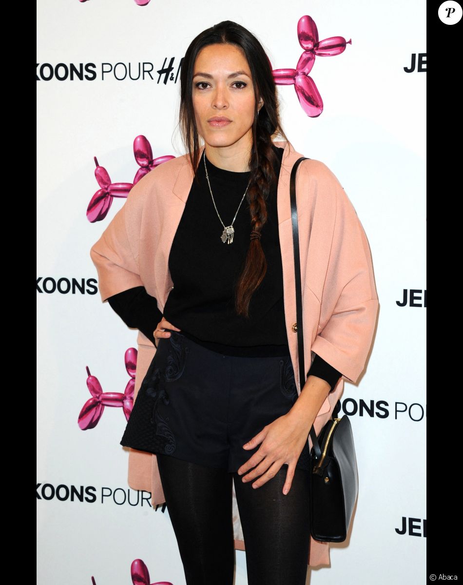 Mai Lan Chapiton à la soirée Jeff Koons pour H&M au Centre Pompidou à Paris, le 10 décembre 2014.