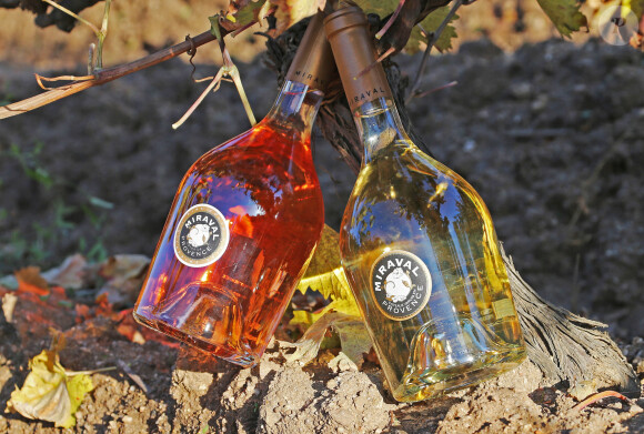 Le vin produit sur au château de Miraval, dans le sud de la France.